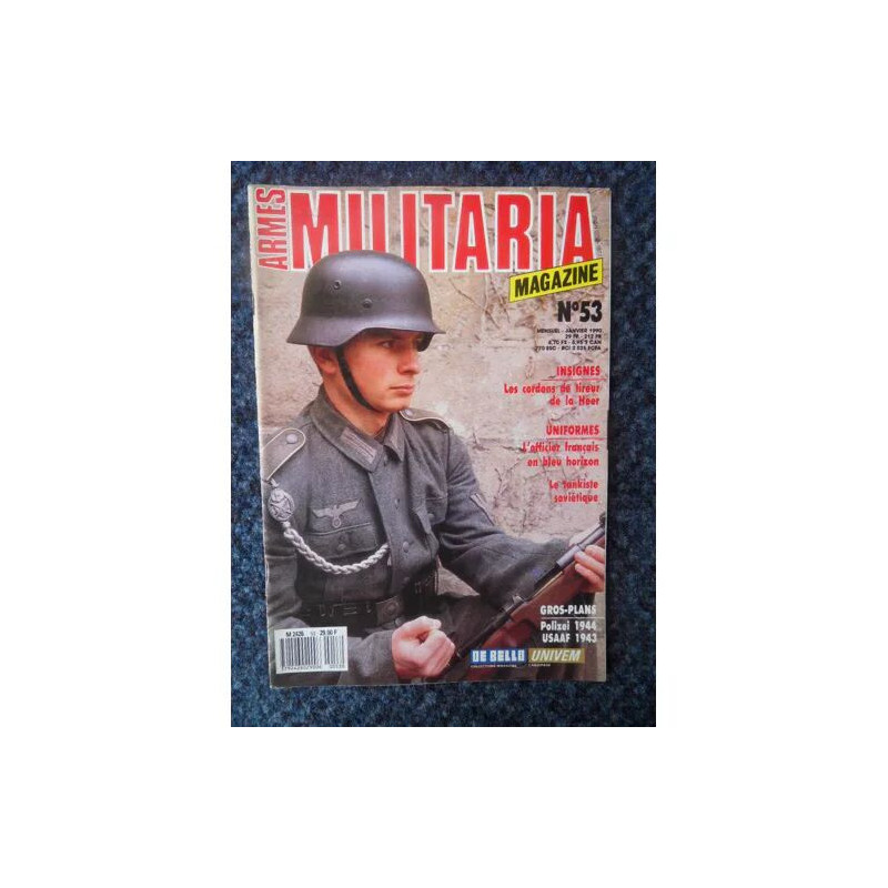 Armes Militaria Magazine n°53-janvier 1990