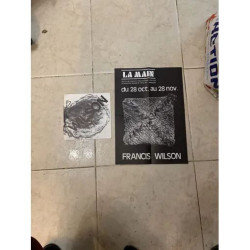 FRANCIS WILSON CATALOGUE DESSINS ET SCULPTURES EXPOSITION LA MAIN...