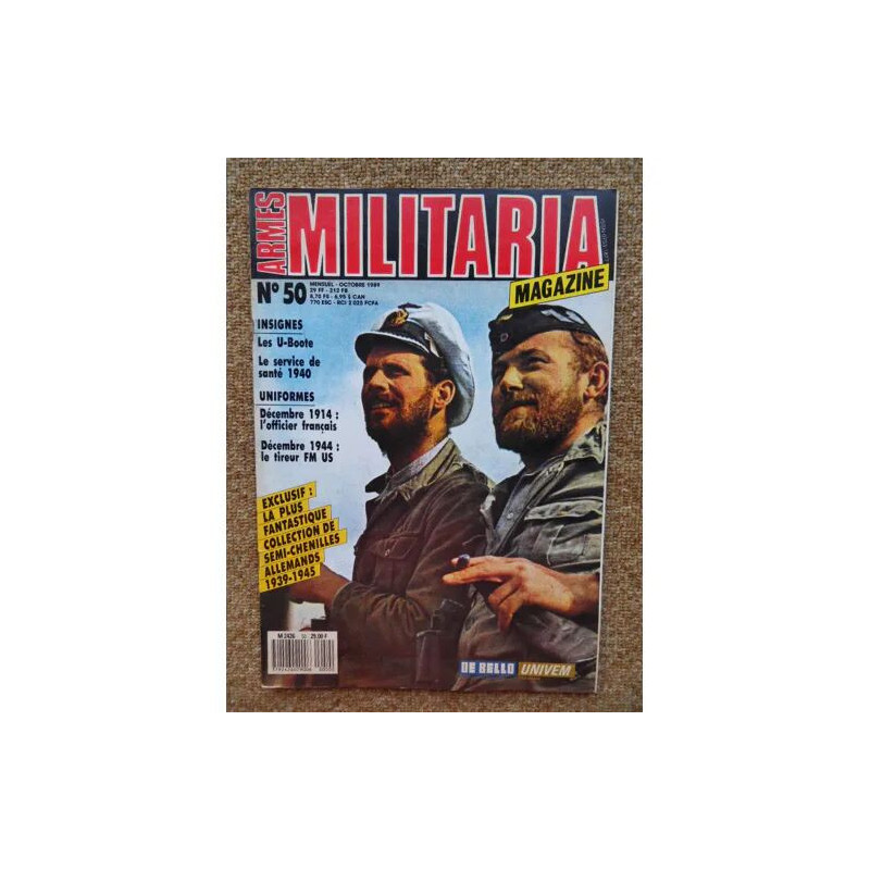 Armes Militaria Magazine n°50 de octobre 1989