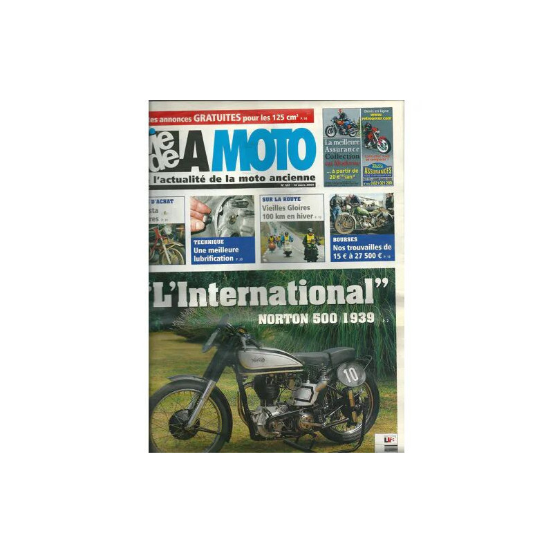 La vie de LA MOTO N° 557 : NORTON INTER 500 1939 EXPO DE WIEZE...
