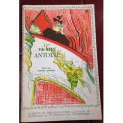 PROGRAMME DU THEATRE ANTOINE DIRECTION SIMONE BERRIAU 1974