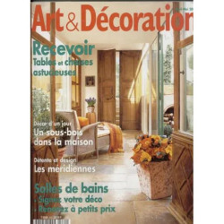 Art et décoration N° 374 : Recevoir tables et chaises astucieuses