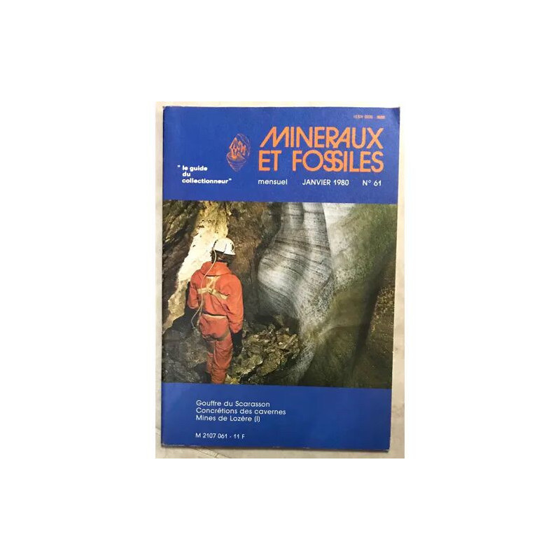 Minéraux et Fossiles N° 61 le Guide du Collectionneur