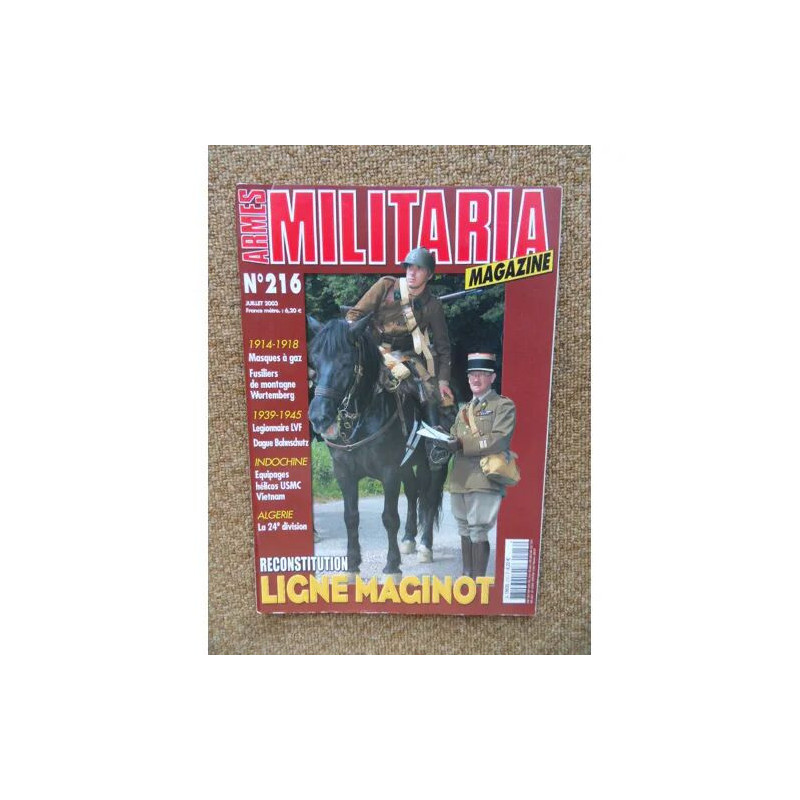 Armes militaria magazine n°216 de juillet 2003