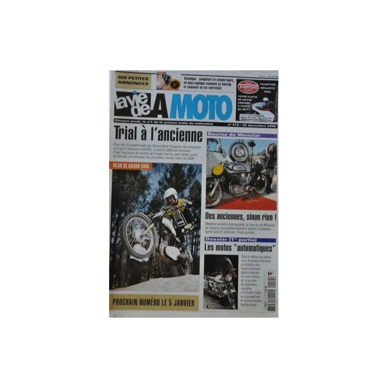 la vie de la moto N° 412 : Dossier les motos automatiques