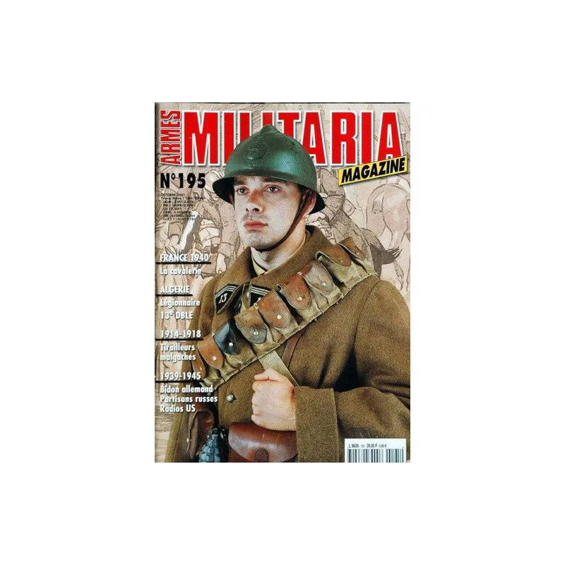 Armes Militaria Magazine N° 195 Du 01/10/2001