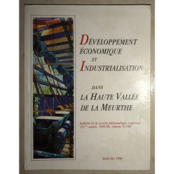 DÉVELOPPEMENT ECONOMIQUE ET INDUSTRIALISATION DANS LA HAUTE BALLEE...