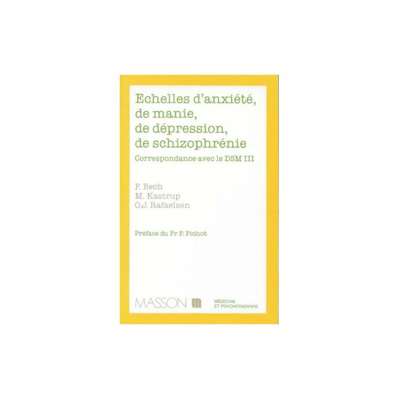 Echelles D'anxiete De Manie De Depression De Schizophrenie -...