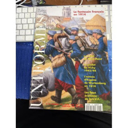 GAZETTE DES UNIFORMES 147 FAUX: LES ECUSSONS DE MANCHE DE LA LVF...