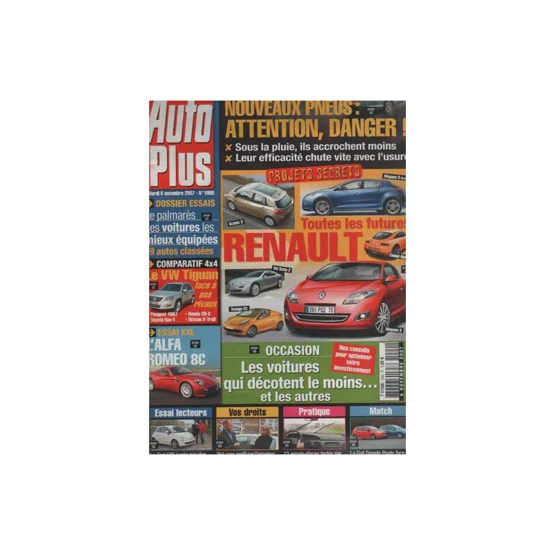 auto plus N° 1000 : toutes les futures renault