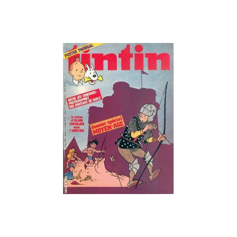TINTIN N° 309 : Dossier spécial Moyen-Age