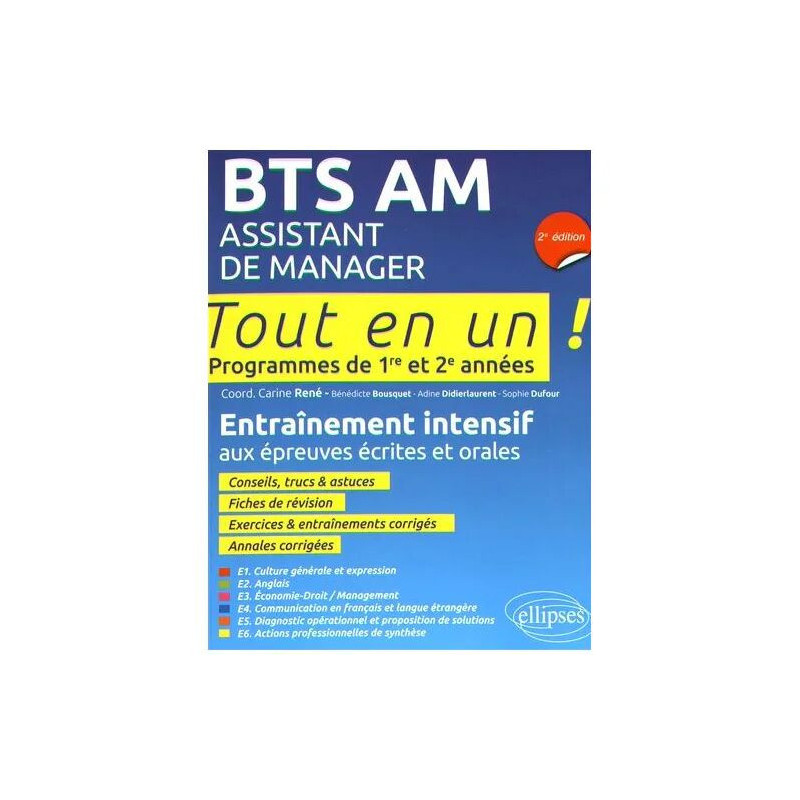 Bts Am Assistant De Manager - Entraînement Intensif Aux Épreuves...