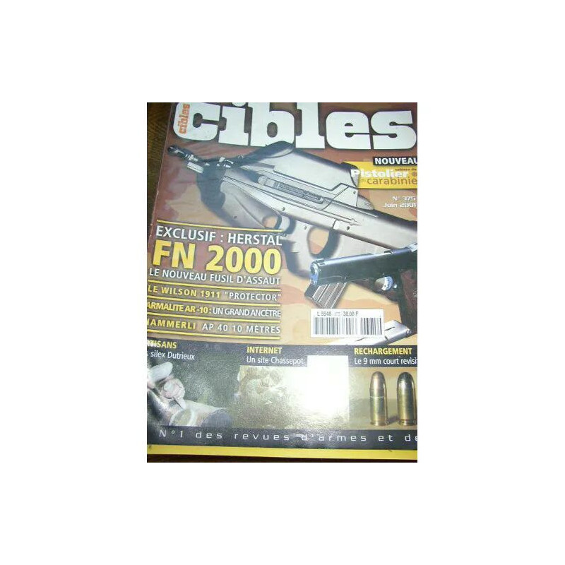 Cibles N° 375 Exclusif : Herstal Fn 2000 Le Nouveau Fusil D'assaut...
