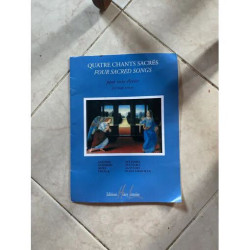 QUATRE CHANTS SACRES POUR VOIX ELEVEES FOR HIGHT VOICE GOUNOD AVE...