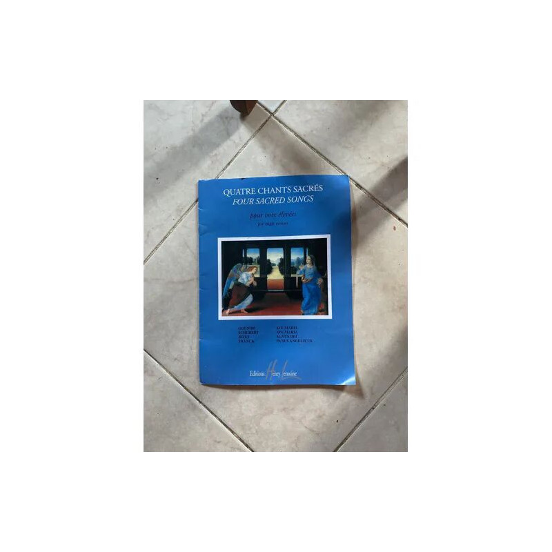 QUATRE CHANTS SACRES POUR VOIX ELEVEES FOR HIGHT VOICE GOUNOD AVE...