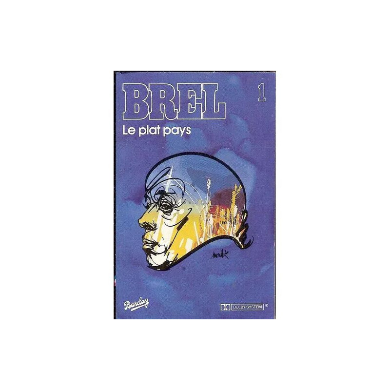 Jacques Brel K7 AUDIO "Le plat pays" (1)