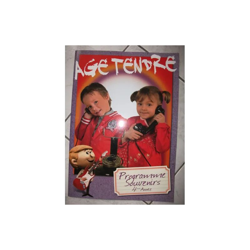 PROGRAMME SOUVENIRS AGE TENDRE 4E ANNEE
