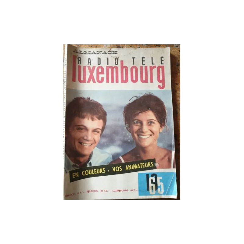 aAlmanach Radio Télé Luxembourg 1965