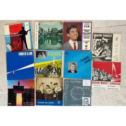 LOT DE 11 DISQUES VINYL CHRETIENS 45 TOURS DESS ANNEES 60 5...