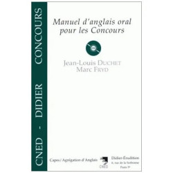 Manuel D'anglais Oral Pour Les Concours - Avec 1 Cd