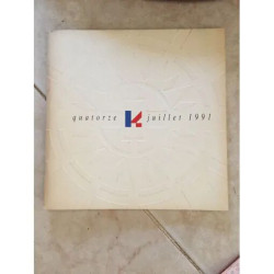 Quatorze juillet 1991 - Programme du Défilé en hommage aux troupes...