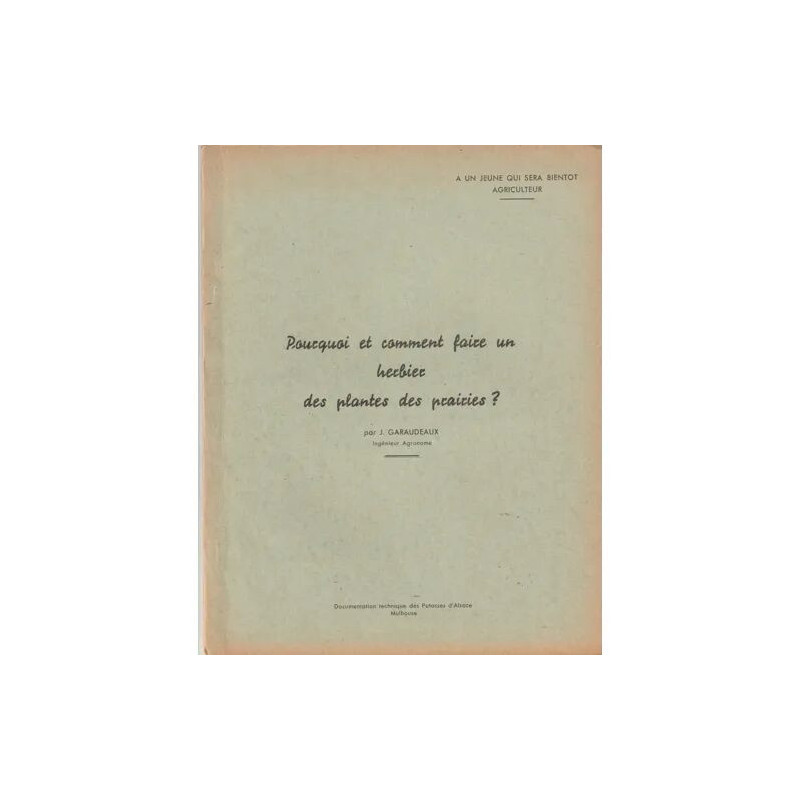 Pourquoi et comment faire un herbier des plantes des prairies