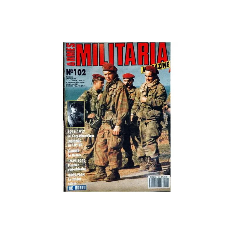 Armes Militaria Magazine N° 102 Du 01/01/1994