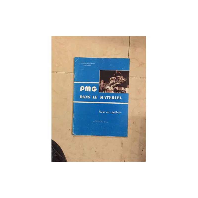 PMG DANS LE MATERIEL GUIDE DU CAPITAINE 1983