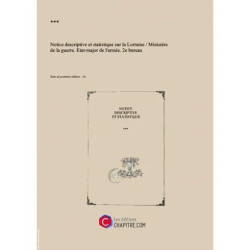 Notice descriptive et statistique sur la Lorraine Ministère de la...