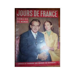 Jours de France 21 au 28 avril 1956 N° 75 : Grace et Rainier les...