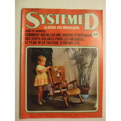 systeme d aout 1974 N° 343 : le plan de ce fauteuil d'enfant ect