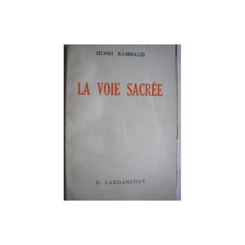 LA VOIE SACREE