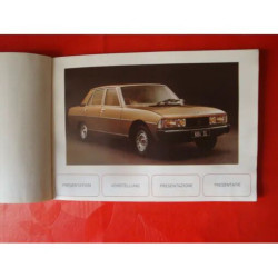 NOTICE D'ENTRETIEN 604 V6 SL PEUGEOT 1975