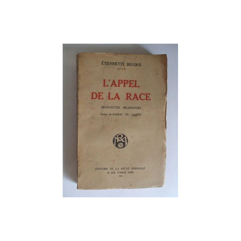 l'appel de la race silhouettes irlandaises preface de eamon de valera
