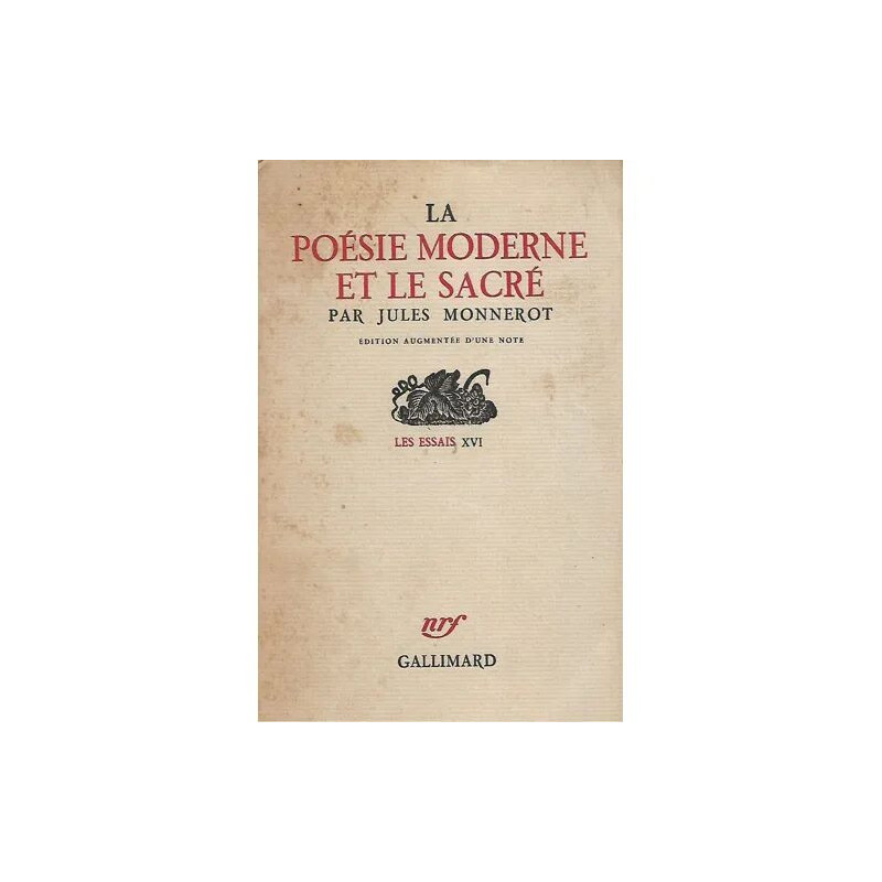 Le poésie moderne et le sacré