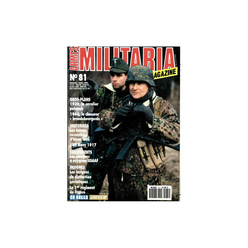 Armes Militaria Magazine N°81 : 1939 la cavalier Polonais - Les...