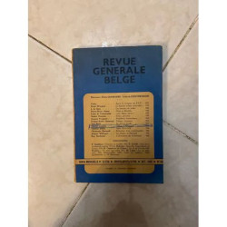 REVUE GENERALE BELGE