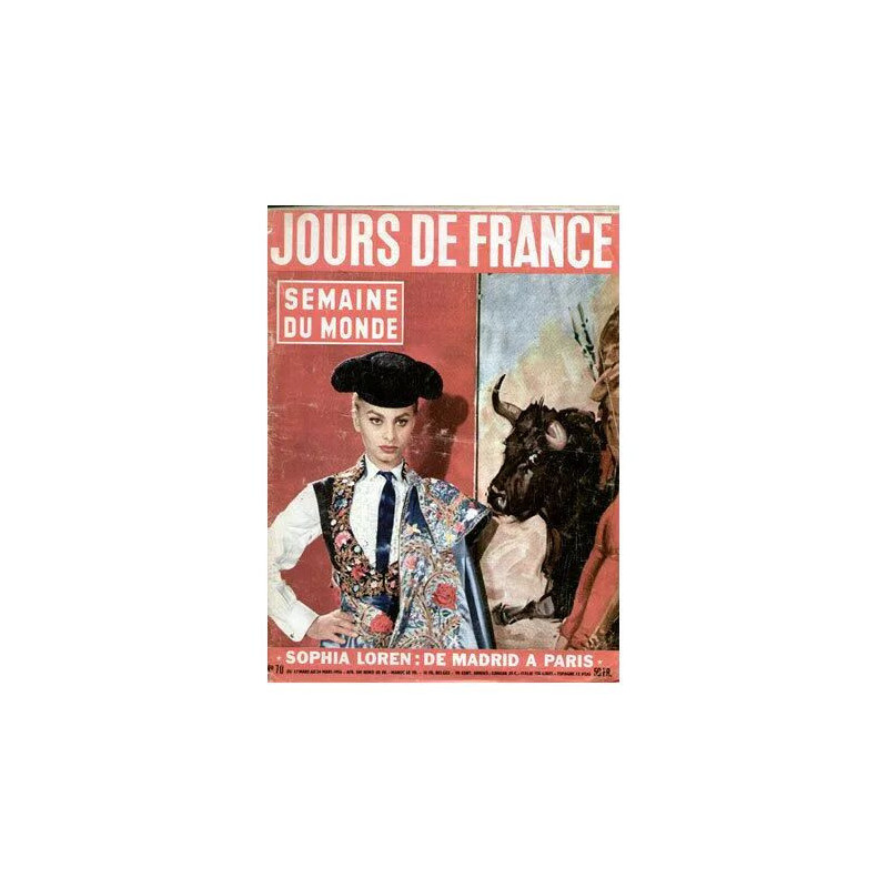 Jours de France N° 70 : Sophia Loren: de Madrid a Paris