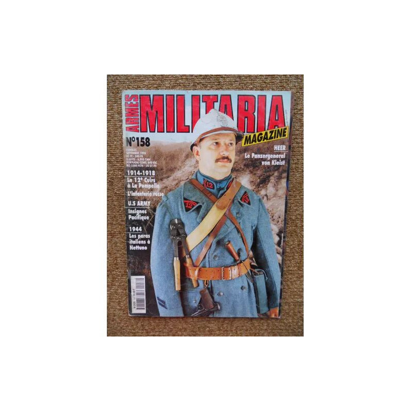 Armes militaria magazine n°158 de septembre 1998
