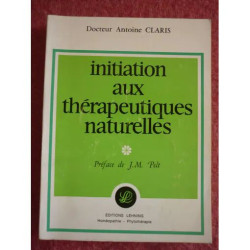 Initiation aux thérapeutiques naturelles