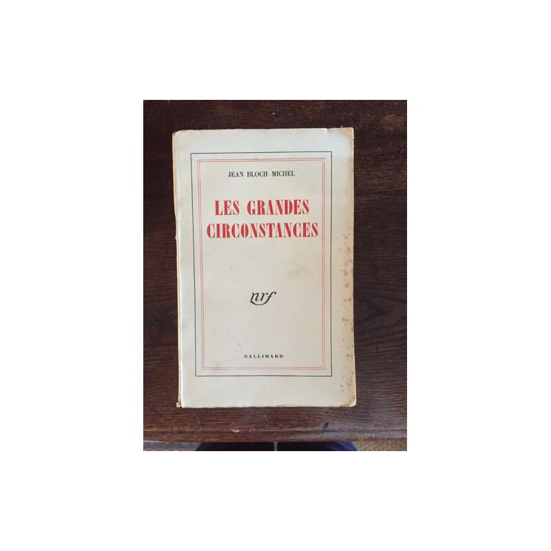 Les grandes circonstances