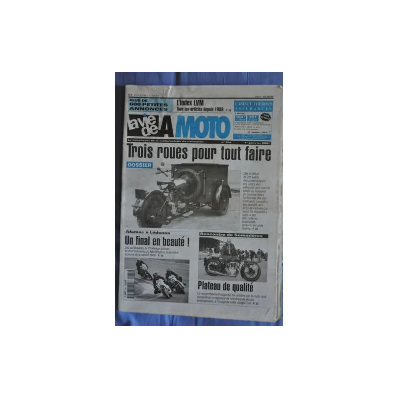 La vie de la moto N° 284 : dossier triporteur avant guerre
