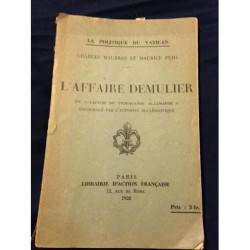 L'affaire Demulier un factum de propagande allemande encouragé par...
