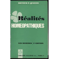 Réalités Homéopathiques les Remèdes