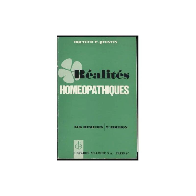 Réalités Homéopathiques les Remèdes