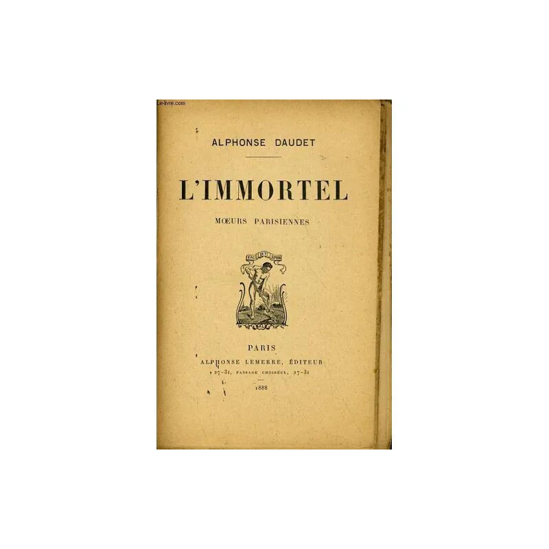 L'immortel - Moeurs Parisienne