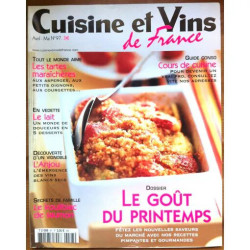 Cuisine et Vins de France 97 tartes maraichères asperges oignons...