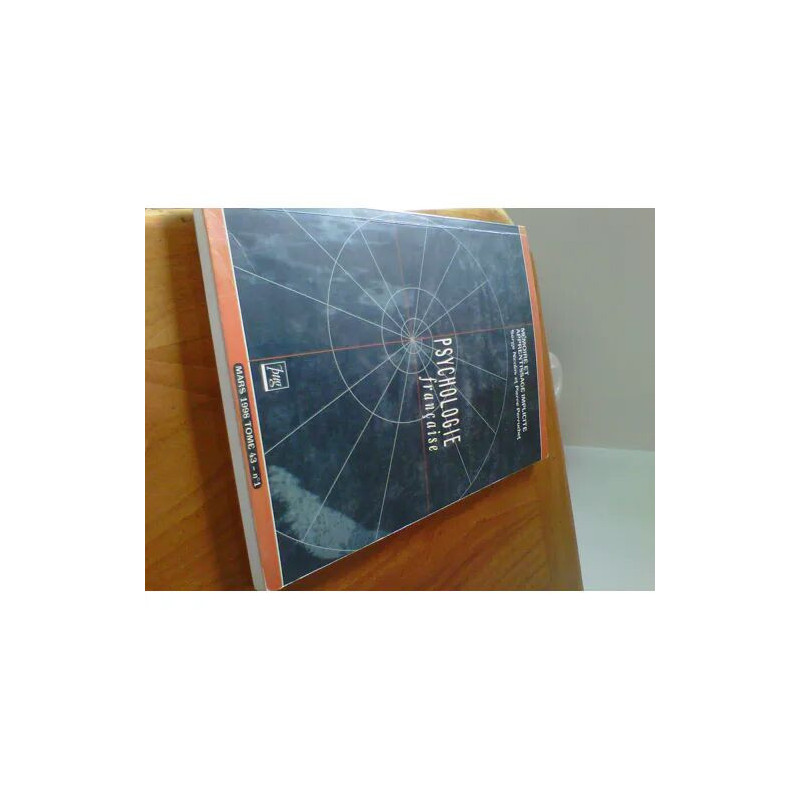 Psychologie Française Tome 43 N°1 Mars 1998 - Memoire Et...