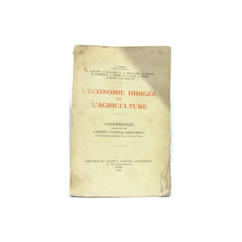 L'économie dirigée et l'agriculture