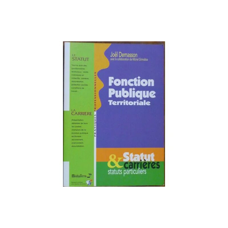 Fonction Publique Territoriale - Statut et Carrières